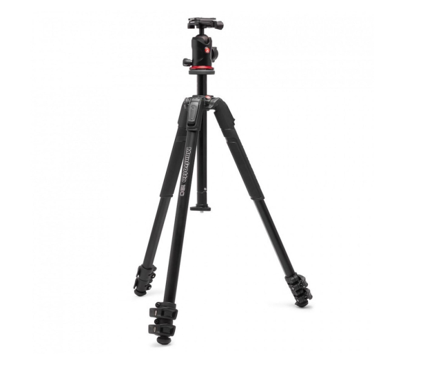Manfrotto 190X Alu Black z głowicą 496 Arca-Swiss - 1486312 - zdjęcie